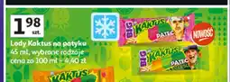 Auchan Lody Kaktus na patyku oferta