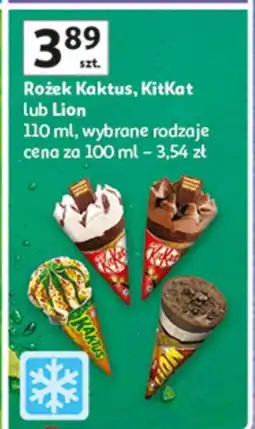 Auchan Rożek Kaktus, KitKat lub Lion Nestle oferta