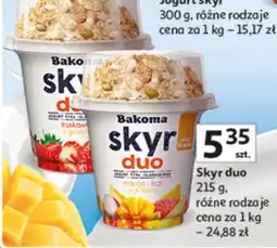 Auchan Skyr duo Bakoma oferta