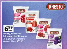 Auchan Owoce liofilizowane malina Kresto oferta