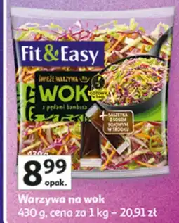 Auchan Warzywa na wok Fit&Easy oferta