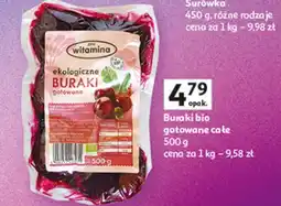 Auchan Buraki bio gotowane całe Witamina oferta