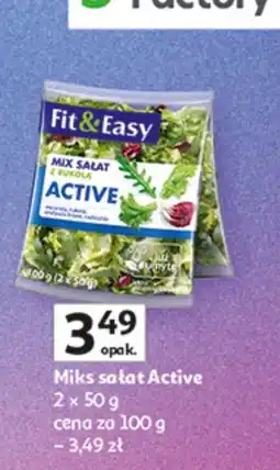 Auchan Miks sałat Active Fit & Easy oferta