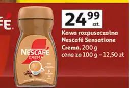 Auchan Kawa rozpuszczalna Nescafé Sensatione Crema 200g oferta
