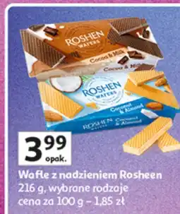 Auchan Wafle z nadzieniem Roshen oferta