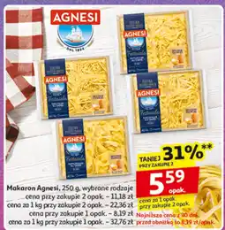 Auchan Makaron Agnesi oferta
