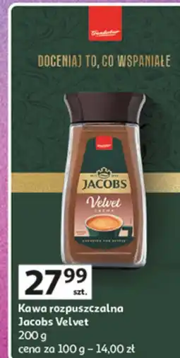 Auchan Kawa rozpuszczalna Jacobs Velvet 200g oferta