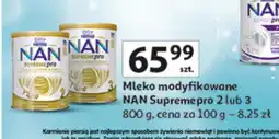 Auchan Mleko modyfikowane NAN Supremepro 2 lub 3 800g Nestlé oferta