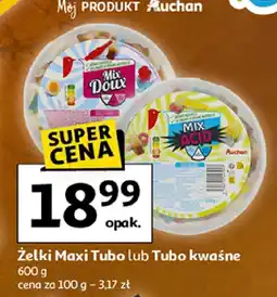 Auchan Żelki Maxi Tubo Auchan oferta