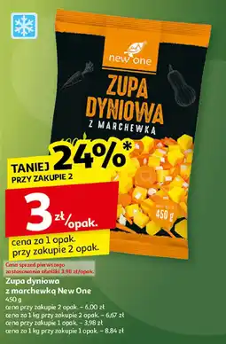 Auchan Zupa dyniowa z marchewką New One oferta
