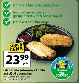Auchan Filet wolno gotowany z kaczki ze ściółki z żurawiną Auchan oferta