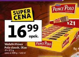 Auchan Wafelki Prince Polo classic oferta