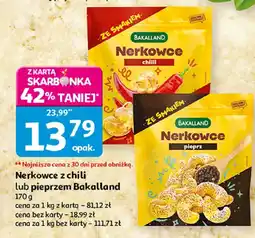 Auchan Nerkowce z chili lub pieprzem Bakalland oferta