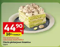 Auchan Ciasto pistacjowe tiramisu Auchan oferta
