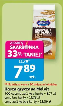 Auchan Kasza gryczana Melvit oferta