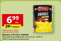Auchan Ananas w kostce Sandra oferta