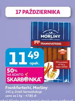 Auchan Parówki frankfurterki Morliny oferta