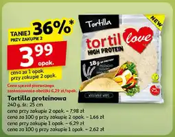 Auchan Tortilla proteinowa Tortilla Love oferta