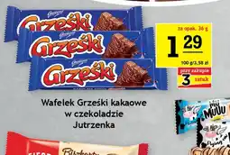 Gram Market Wafel Grześki kakaowe w czekoladzie Jutrzenka oferta