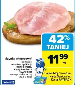 Carrefour Szynka wieprzowa oferta