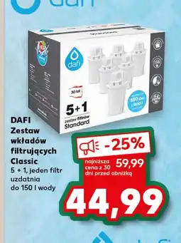 Kaufland Zestaw wkładów filtrujących Dafi oferta