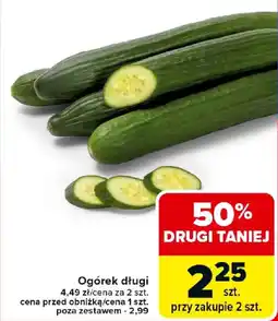 Carrefour Ogórek długi oferta