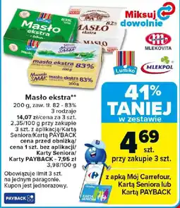 Carrefour Masło ekstra oferta