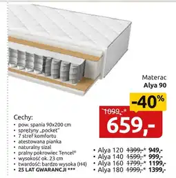Black Red White Materac Ok oferta