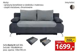 Black Red White Sofa Lux oferta