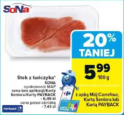 Carrefour Stek z tuńczyka SONA oferta