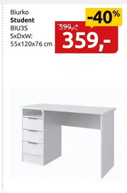 Black Red White Biurko oferta