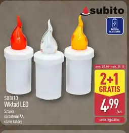 ALDI Wkład led do zniczy Subito oferta