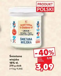 Kaufland Śmietana K-Stąd Takie Dobre oferta
