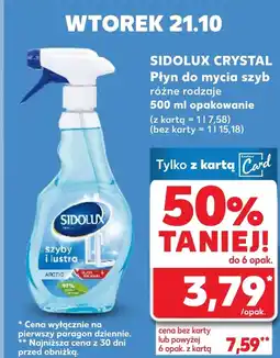 Kaufland Płyn do mycia szyb Sidolux oferta