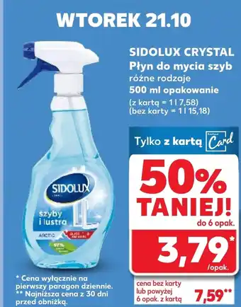 Kaufland Płyn do mycia szyb Sidolux oferta