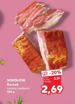 Kaufland Boczek surowy Sokołów oferta
