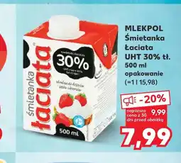 Kaufland Śmietanka Mlekpol oferta