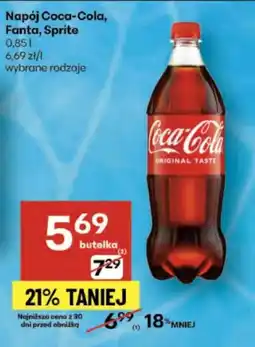 Delikatesy Centrum Butelka Coca-Cola oferta