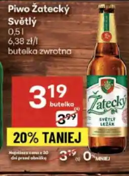 Delikatesy Centrum Piwo Zatecky oferta
