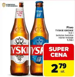 Carrefour Piwo TYSKIE GRONIE oferta