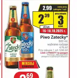 Delikatesy Sezam Piwo Zatecky oferta