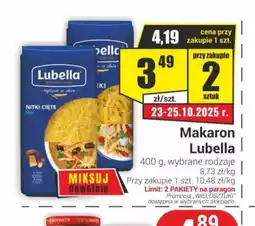 Delikatesy Sezam Makaron Lubella oferta