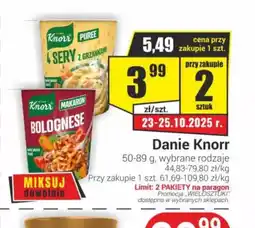 Delikatesy Sezam Danie Knorr oferta