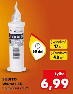 Kaufland SUBITO Wkład LED z bateriami 2 x R6 oferta