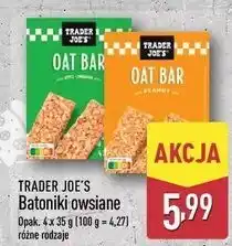 ALDI Batoniki owsiane orzechowe Trader Joe's oferta