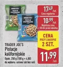 ALDI Pistacje kalifornijskie prażone solone Trader Joe's oferta