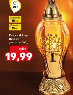 Kaufland Znicz szklany Drzewo oferta