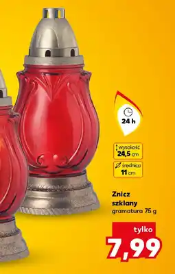 Kaufland Znicz szklany oferta