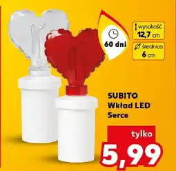 Kaufland SUBITO Wkład LED Serce oferta