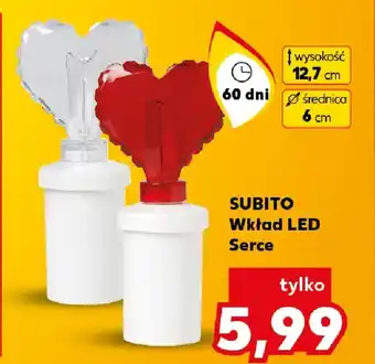 Kaufland SUBITO Wkład LED Serce oferta